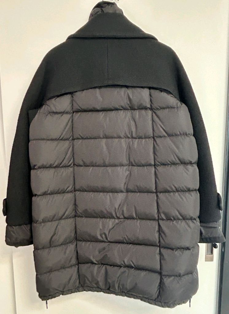 몽클레어 모직 패딩코트--1