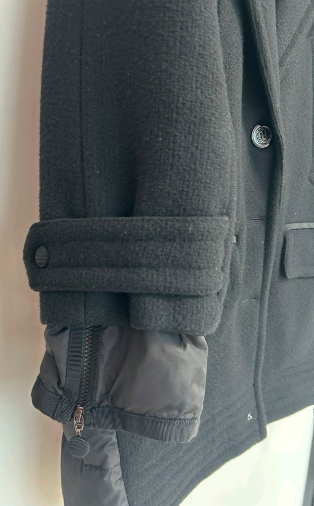 몽클레어 모직 패딩코트--7