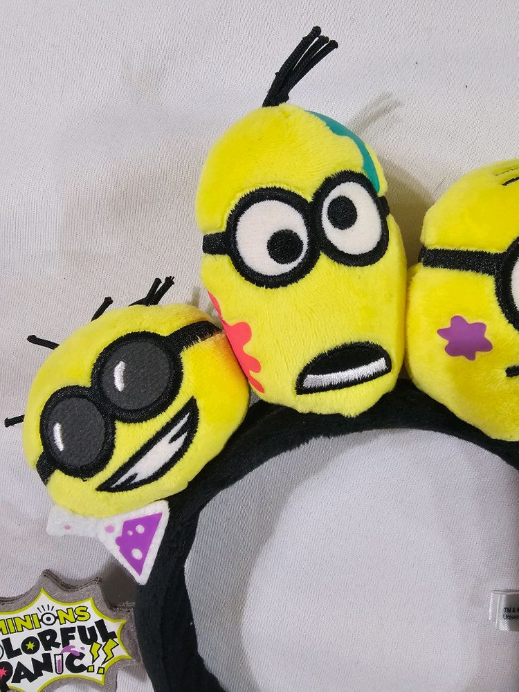 유니버셜 스튜디오 재팬 usj 미니언즈 머리띠 헤어밴드 빈티지 굿즈 캐릭터 이미지