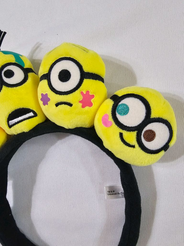 유니버셜 스튜디오 재팬 usj 미니언즈 머리띠 헤어밴드 빈티지 굿즈 캐릭터 이미지