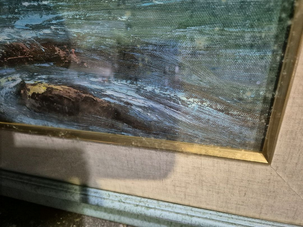 원목조각글자 반야심경10폭 무게있음--8