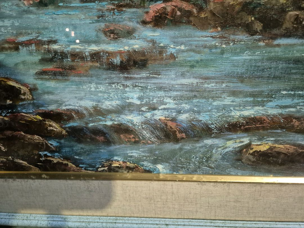 원목조각글자 반야심경10폭 무게있음--9