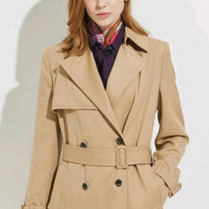 아이잗컬렉션 블랙라벨 더블 브레이스티드 울 트렌치코트 55사이즈