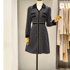 잇미샤 it michaa 트위드 원피스 55 사이즈 정품 이미지