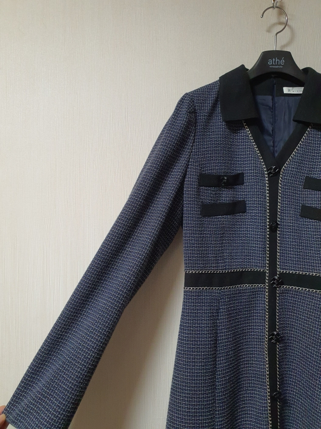 잇미샤 it michaa 트위드 원피스 55 사이즈 정품 이미지