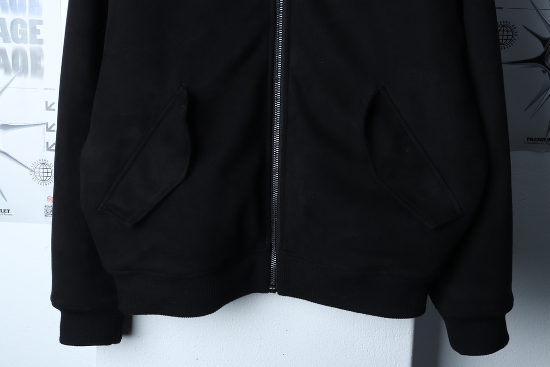 (L-XL) 자라 집업 바람막이 점퍼자켓 스웨이드--3