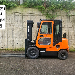 중고지게차 두산 D25S-5 디젤 2.5톤 지게차