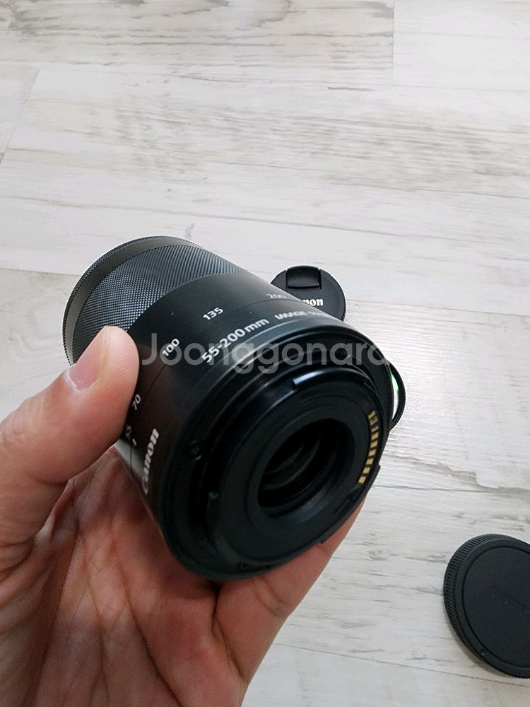 캐논 EF-M 55-200mm IS STM 망원 줌렌즈 팜 M마운트 크롭--4