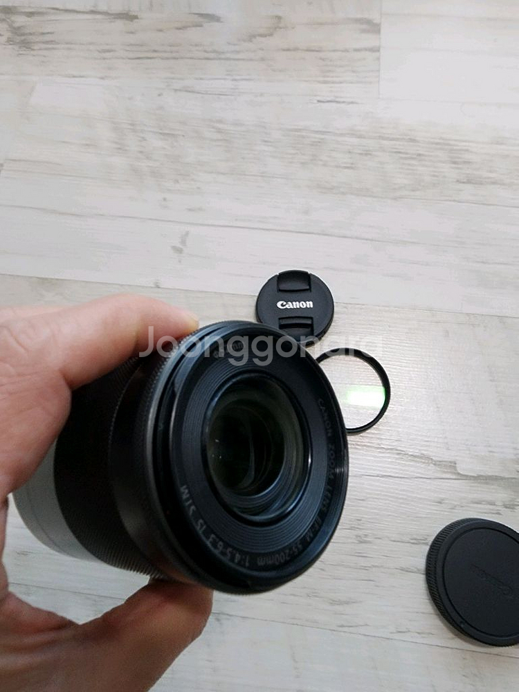 캐논 EF-M 55-200mm IS STM 망원 줌렌즈 팜 M마운트 크롭--5