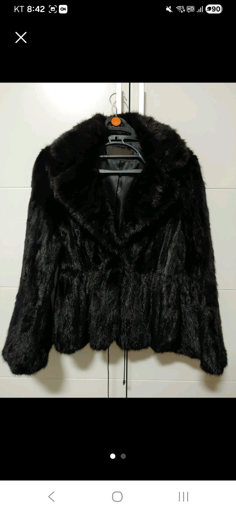 고급지고 예쁜 밍크코트자켓 (숏)/천연밍크 /리얼밍크--2