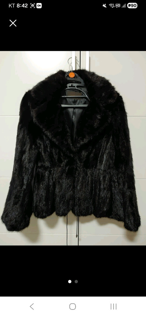 고급지고 예쁜 밍크코트자켓 (숏)/천연밍크 /리얼밍크--5