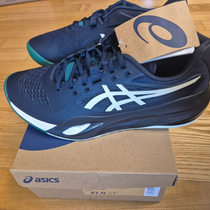 택O/미착용 아식스 젤 레졸루션 X 와이드 올코트 270