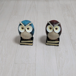 부엉이 장식품 세트