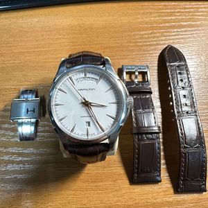 Hamilton 해밀턴 재즈마스터 데이 데이트 스위스 오토매틱 화이트 H32505511