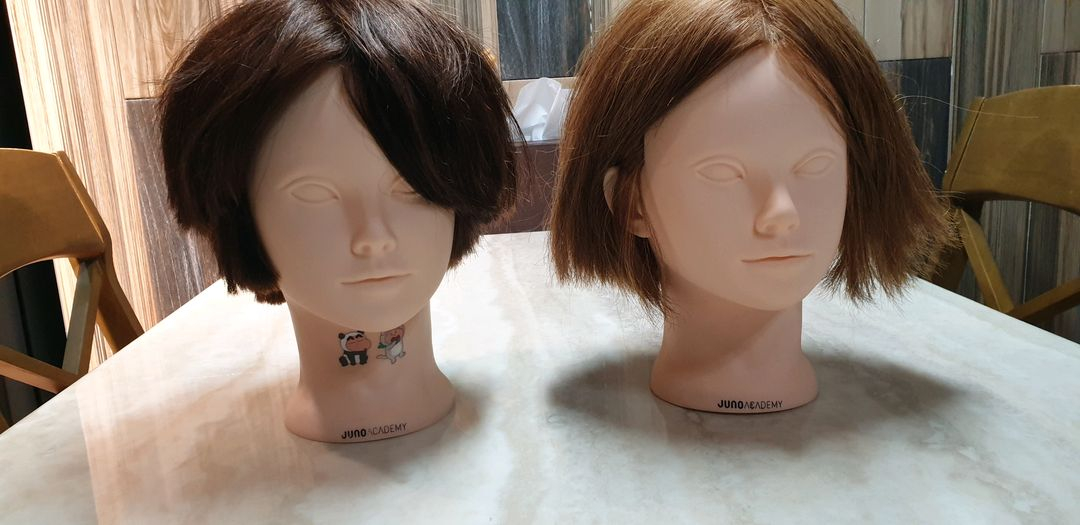 JUNO ACADEMY 미용 연습용 마네킹 헤드--6