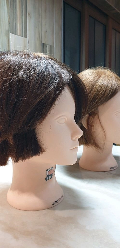 JUNO ACADEMY 미용 연습용 마네킹 헤드--7