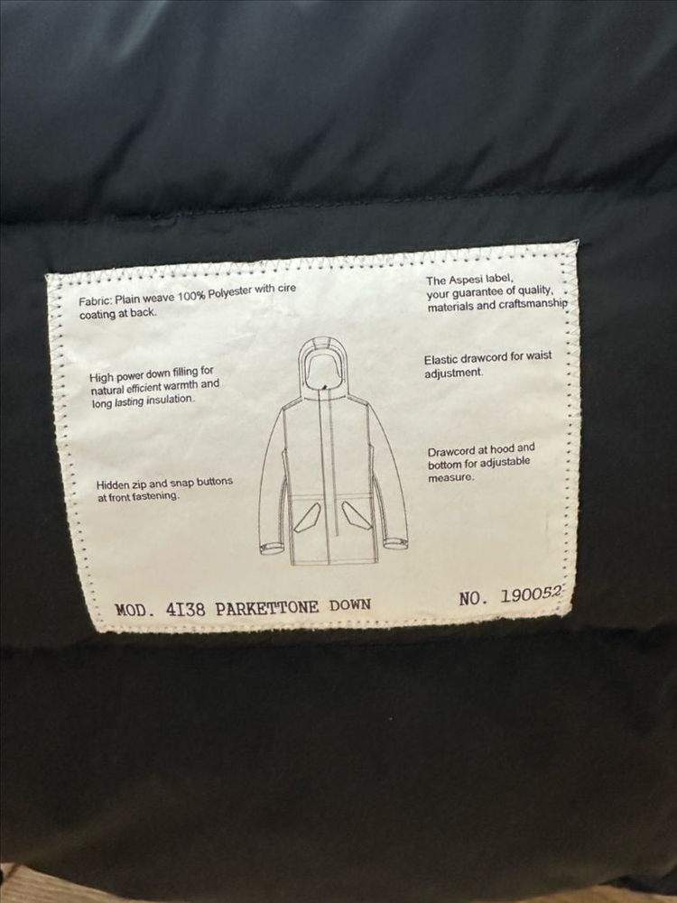 ASPESI 아스페시 야상 패딩 S--8