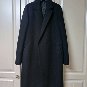 남성 모직블랙코트100 앤드지