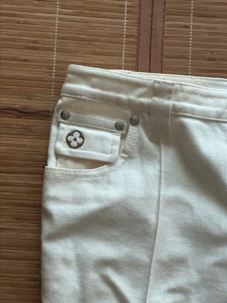 루이비통 카프리 칠부 팬츠 바지 38 사이즈--1