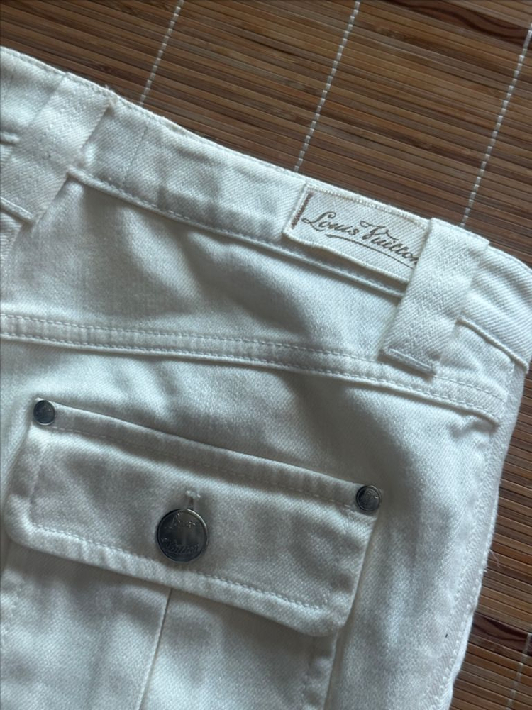 루이비통 카프리 칠부 팬츠 바지 38 사이즈--5
