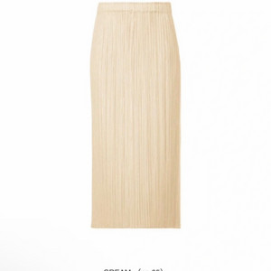 플리츠플리즈 23년 먼슬리 크림 절개 스커트 새상품 3