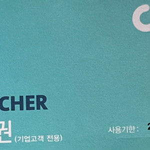 CGV 관람권(예매권)