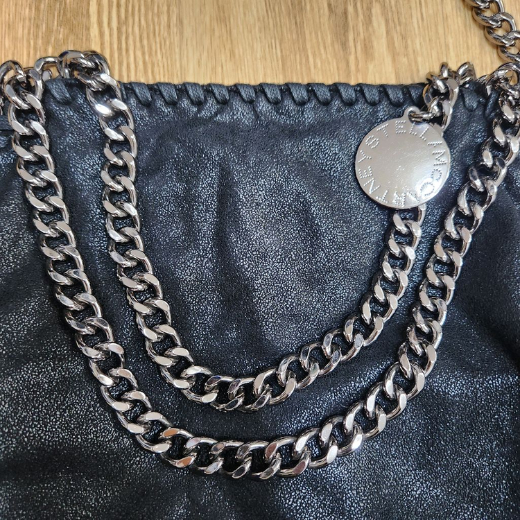 스텔라 맥카트니 팔라벨라 핸드백 숄더백 블랙--1