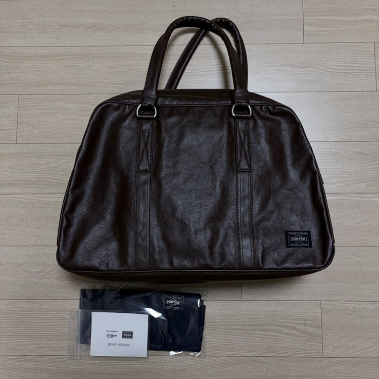 요시다포터 porter 프리스타일 보스턴백 브라운--0