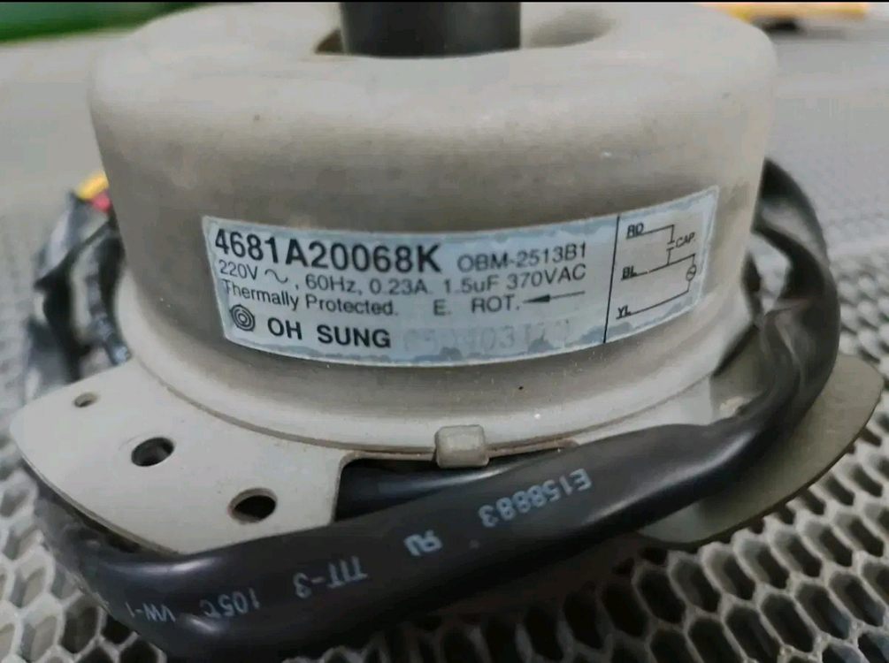 중고 에어컨 실외기 휀 모타 모터4681A20068K--1