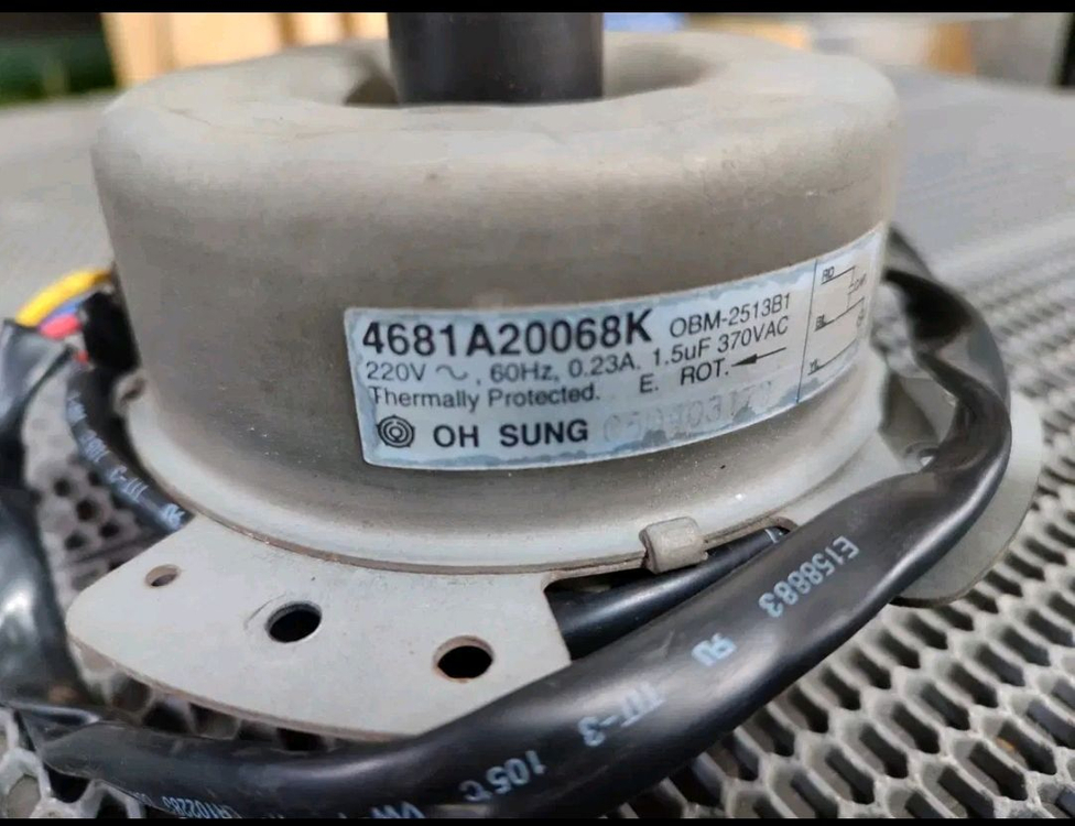 중고 에어컨 실외기 휀 모타 모터4681A20068K--2