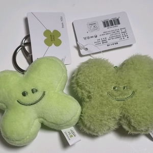 네잎클로버 키링 인형 2개 일괄
