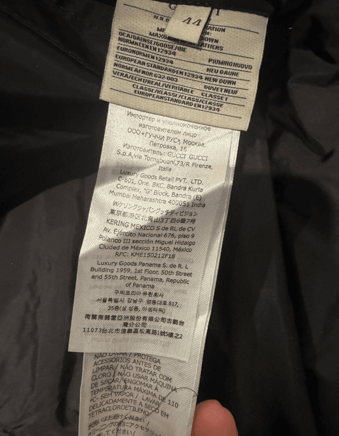 [구;찌] 새상품 / 여성 패딩 / M (약 66) 사이즈--3