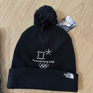 평창 올림픽 노스페이스 비니 모자 새것