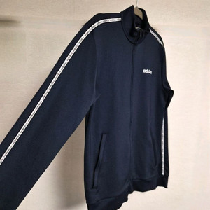 S) 아디다스 네이비 트랙탑 라인 디테일