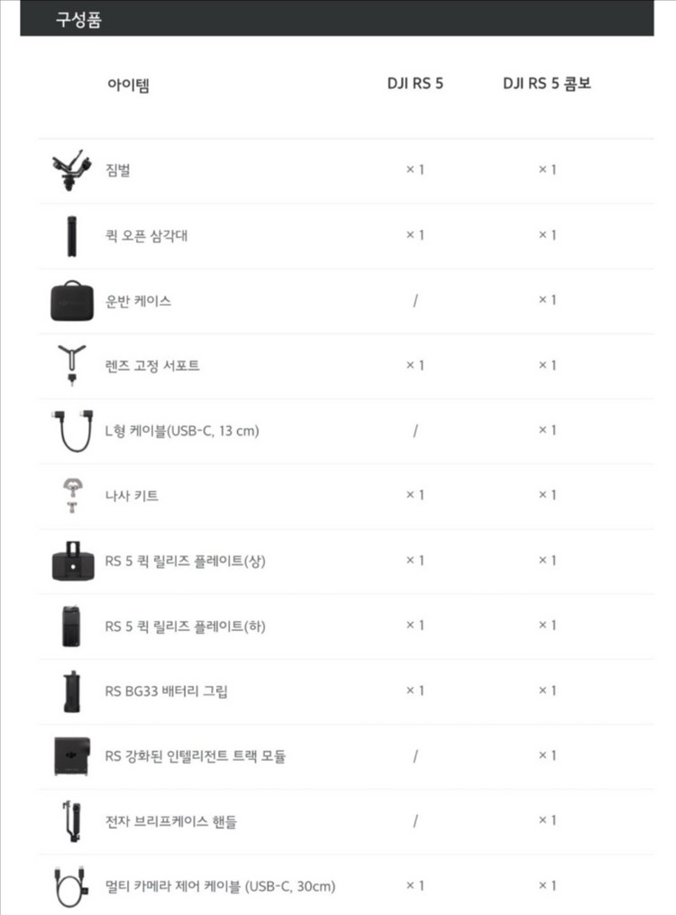 DJI RS 5 짐벌 (단순 개봉/미사용--3