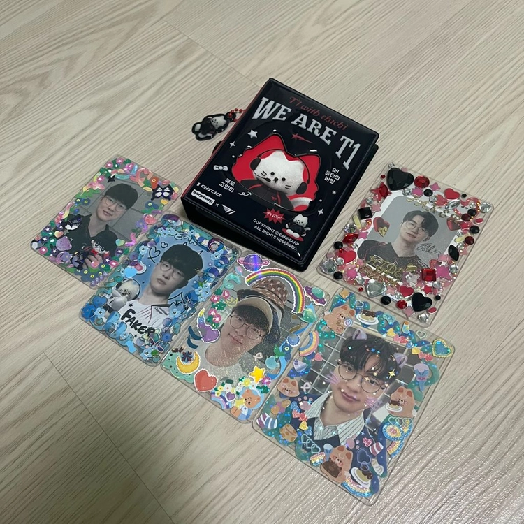 T1 페이커 faker 티원 어프어프 인형 후드 키링 포카 부채 생카 굿즈 lck 이미지