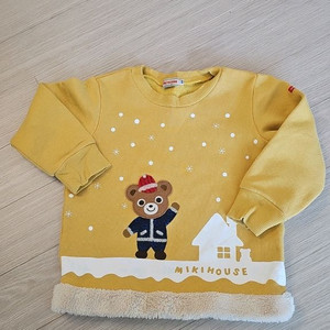 미키하우스 기모 맨투맨 100