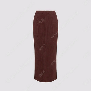 이세이미야케 해칭스커트 다크브라운 2사이즈