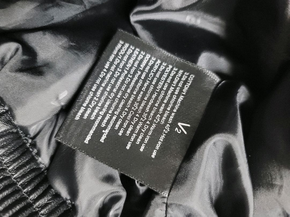 V2 인조가죽자켓 XL표기 105정 상태극상--3