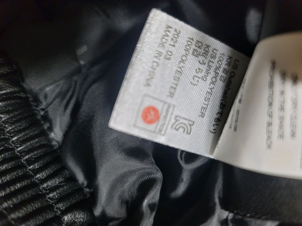 V2 인조가죽자켓 XL표기 105정 상태극상--4