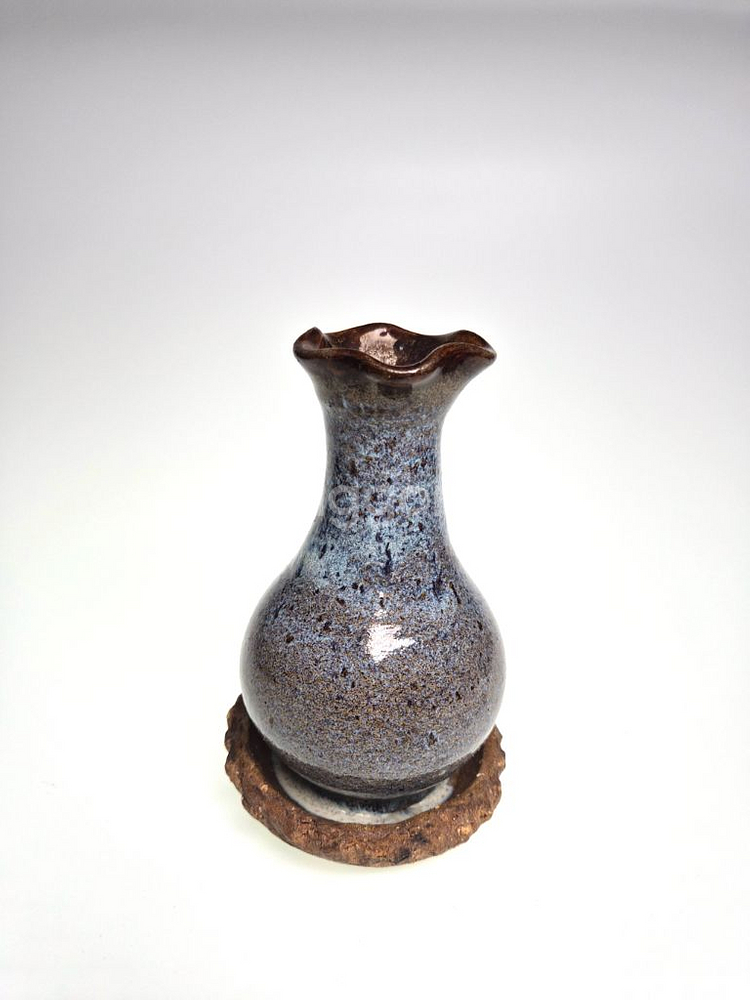 연대감 높은 송대 군요 자채유 호형 화병 중국도자기 수집품 골동품--3