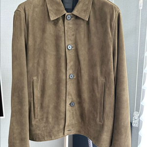 띠어리 / 남성 25fw 스웨이드 자켓 카키 새상품 / L