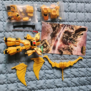 가조립 코토부키야 용자 스카이골드런+그레이트파츠