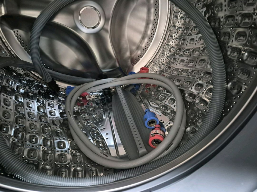 삼성 그랑데 드럼세탁기 21kg 블랙케비어 새제품 WF21T6000KV--1