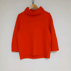 코스cos 오렌지 터들넥 니트