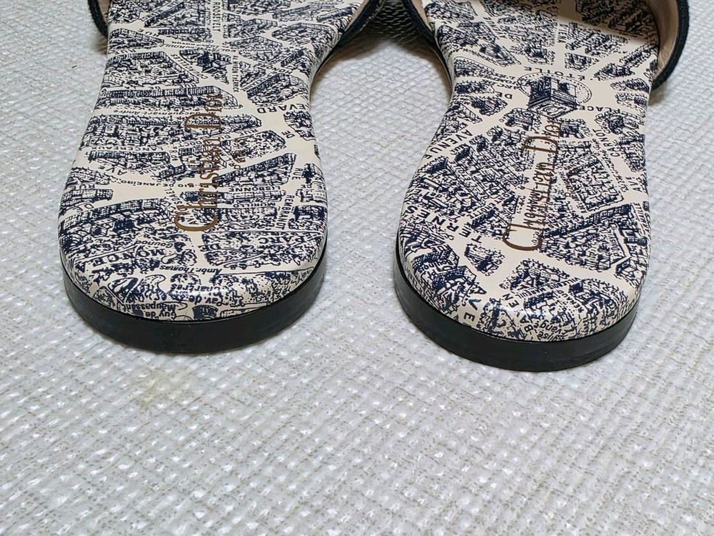 [정품] 디올 오블리크 패턴 슬라이드 뮬 / 신세계 강남 직접구입--2