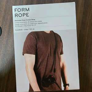 (미개봉) 픽디자인 로프 롱 카메라 스트랩 블랙