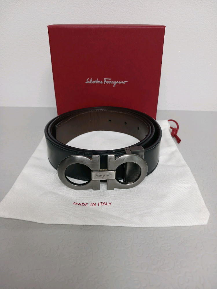 페라가모 남성 양면 가죽벨트 정품입니다--6
