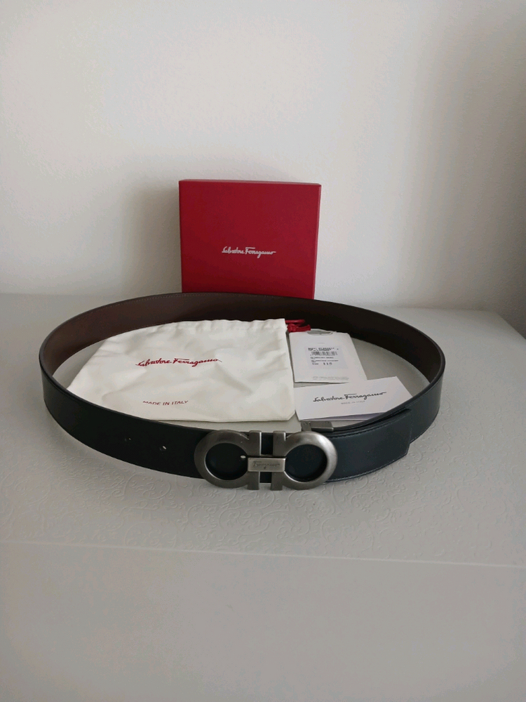페라가모 남성 양면 가죽벨트 정품입니다--8