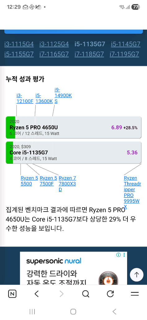 레노버 씽크패드 노트북 T14 gen1 라이젠5pro 4650u (6코어12쓰레드)--5